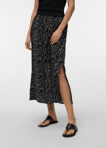 EASY JOY MAXI SLIT SKIRT