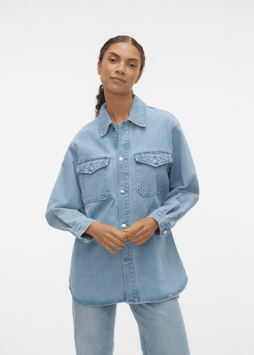 NAYA OVERSIZED DENIM SHIRT NAYA OVERSIZED DENIM SHIRT