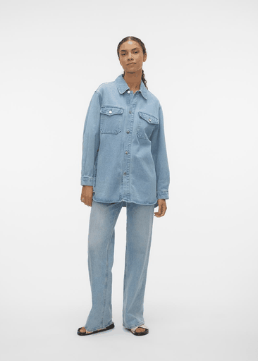 NAYA OVERSIZED DENIM SHIRT NAYA OVERSIZED DENIM SHIRT
