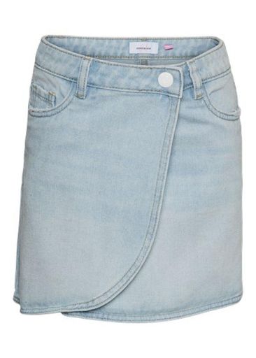 BETTY SHORT WRAP DENIM SKIRT