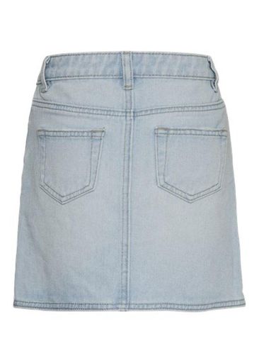 BETTY SHORT WRAP DENIM SKIRT