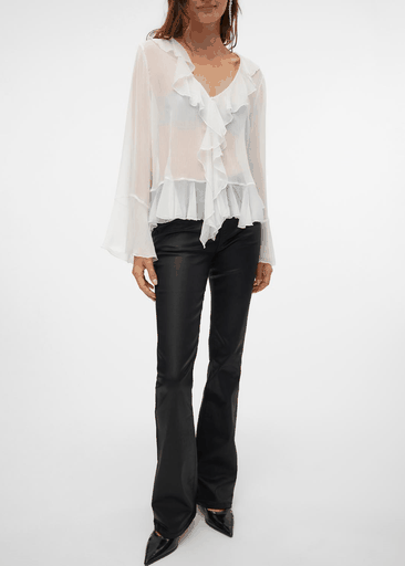 FLASH MR FLARED COATED PANTS