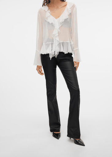 FLASH MR FLARED COATED PANTS