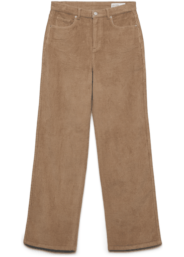 TESSA HR WIDE CORDUROY PANTS