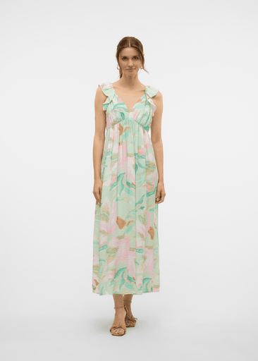 JOSIE SL ANKLE FRILL DRESS JOSIE SL ANKLE FRILL DRESS