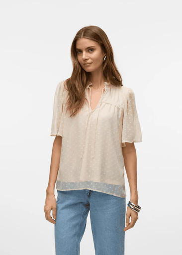 LEAH SS LACE TOP LEAH SS LACE TOP