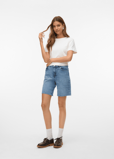 CLEO HR LONG DENIM SHORTS CLEO HR LONG DENIM SHORTS