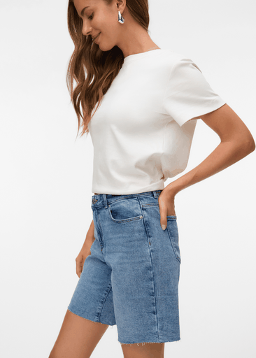 CLEO HR LONG DENIM SHORTS CLEO HR LONG DENIM SHORTS