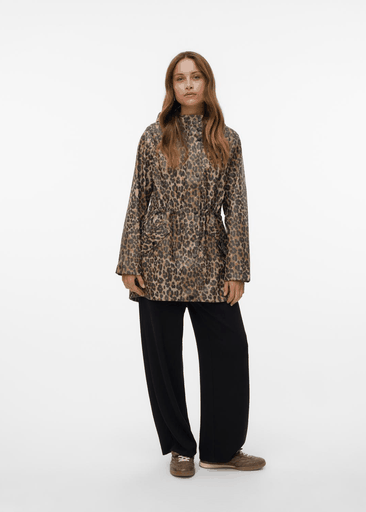 MALOU COATED PRINTED JACKET