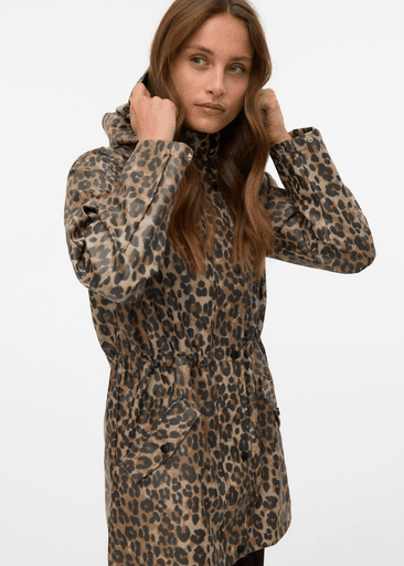 MALOU COATED PRINTED JACKET