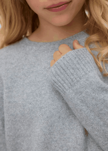 DOFFYSHINE LS O-NECK BLOUSE