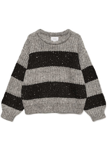 SPARKLE LS O-NECK PULLOVER