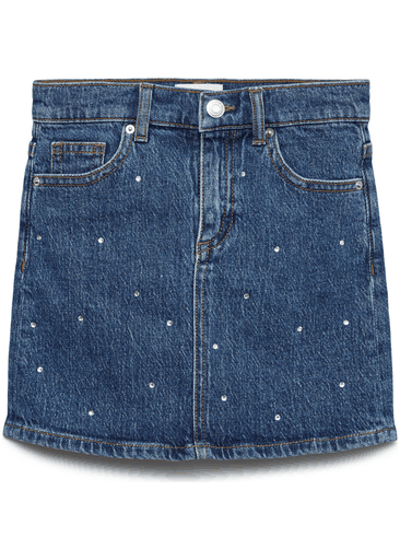 TESSA BLING SHORT DENIM SKIRT