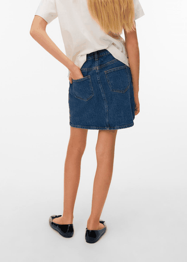 TESSA BLING SHORT DENIM SKIRT