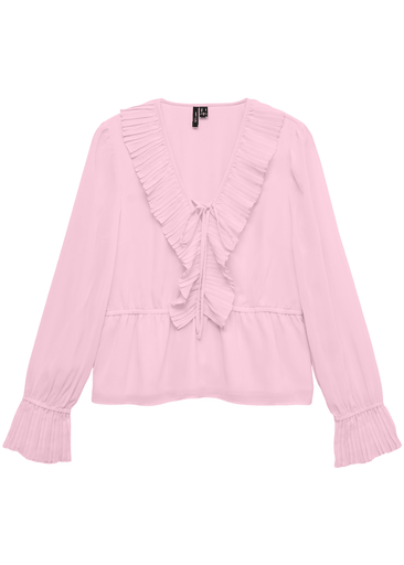DORA LS PLISSE TOP