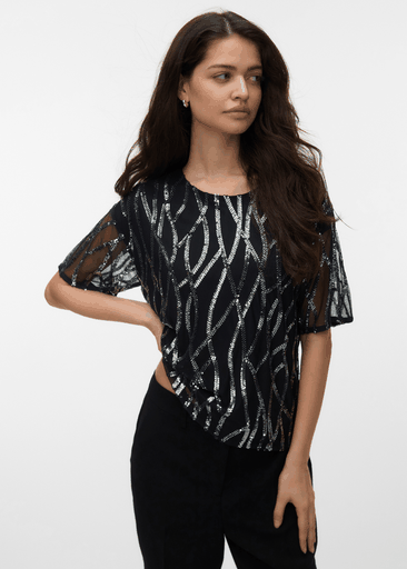 CHIARA SS O-NECK SQ TOP