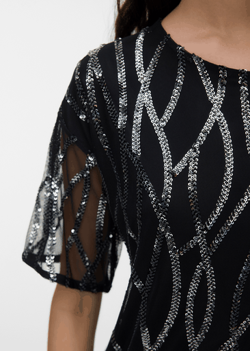 CHIARA SS O-NECK SQ TOP
