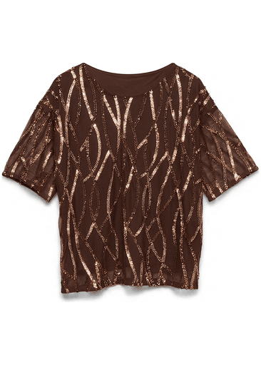 CHIARA SS O-NECK SQ TOP
