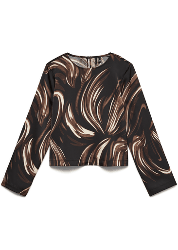 MIRO L/S O-NECK SHORT TOP