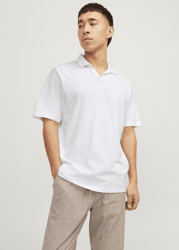 SUMMER LINEN POLO
