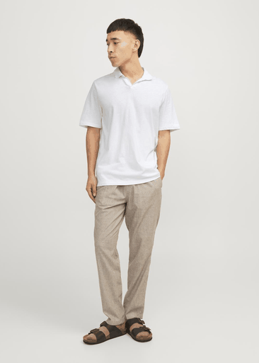 SUMMER LINEN POLO