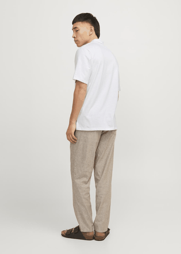 SUMMER LINEN POLO