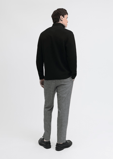 BLAMILANO STITCH KNIT HALF ZIP
