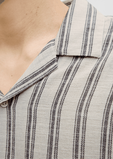 ENZO STRIPE RESORT SHIRT SS ENZO STRIPE RESORT SHIRT SS
