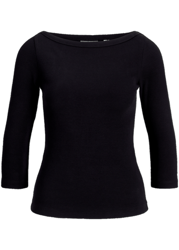Fifi Str 3/4 Boatneck Top Jrs