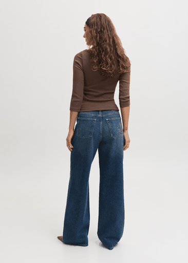 Fifi Str 3/4 Boatneck Top Jrs