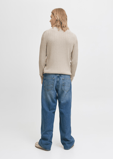 EMIL KNIT CABLE CREW NECK