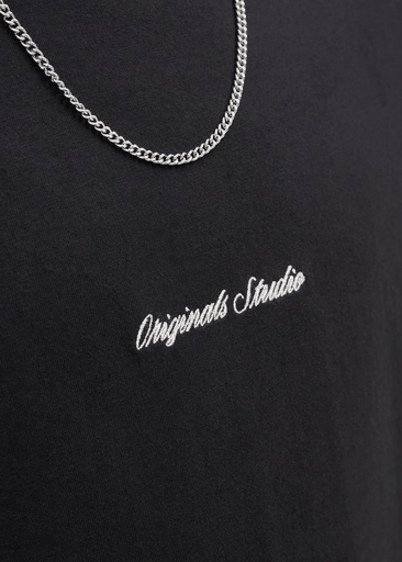 NORREBRO EMB TEE SS CREW NECK