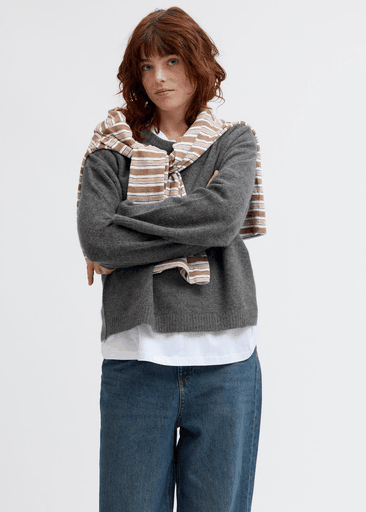MATILDA WOOL BLEND CREW NECK KNIT