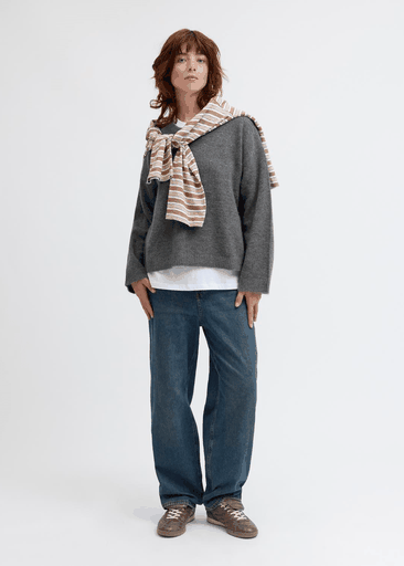 MATILDA WOOL BLEND CREW NECK KNIT