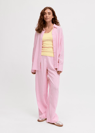 ALMIRA LINEN BLEND LS SHIRT