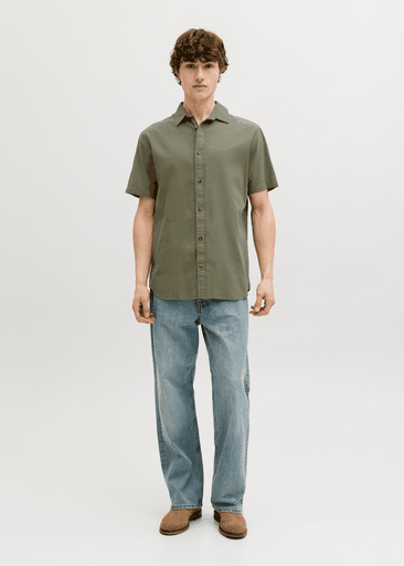 SUMMER LINEN BLEND SHIRT S/S