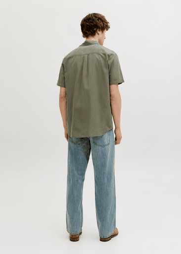 SUMMER LINEN BLEND SHIRT S/S