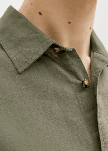 SUMMER LINEN BLEND SHIRT S/S
