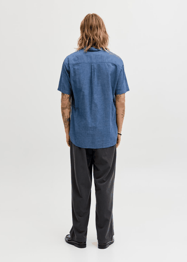 SUMMER LINEN BLEND SHIRT S/S