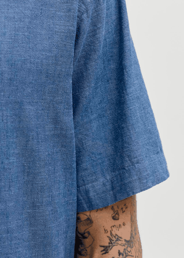 SUMMER LINEN BLEND SHIRT S/S