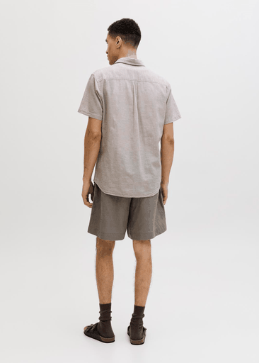 SUMMER LINEN BLEND SHIRT S/S