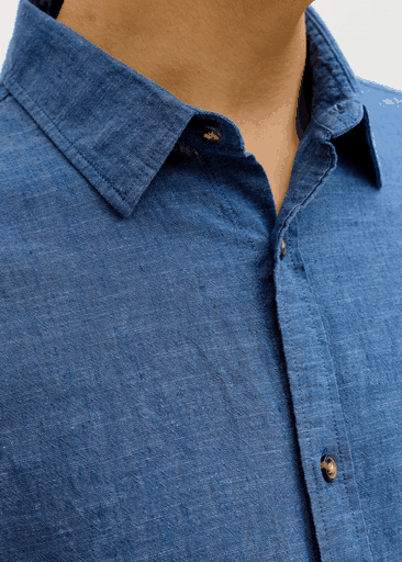 SUMMER LINEN BLEND SHIRT L/S