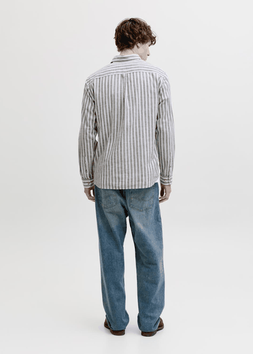 SUMMER LINEN BLEND SHIRT L/S