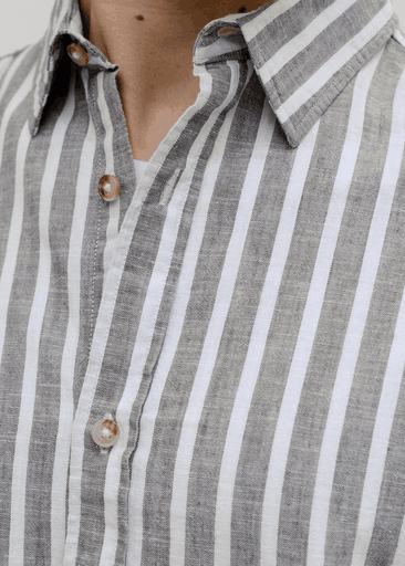 SUMMER LINEN BLEND SHIRT L/S