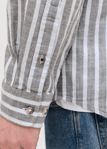 SUMMER LINEN BLEND SHIRT L/S