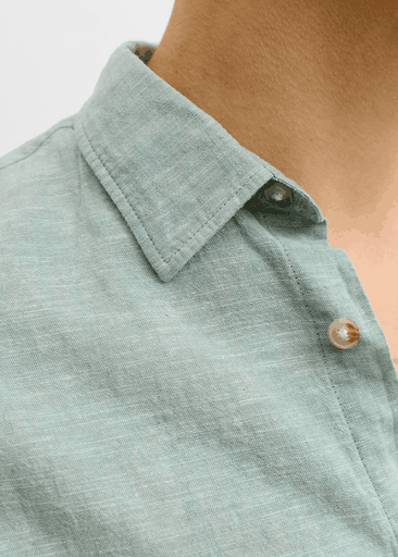 SUMMER LINEN BLEND SHIRT L/S