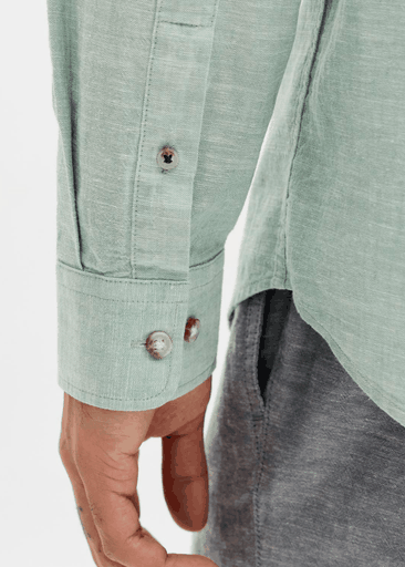 SUMMER LINEN BLEND SHIRT L/S