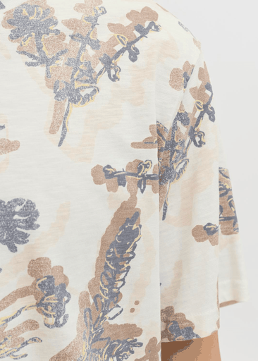 Montauk Aop Tee Crew Neck