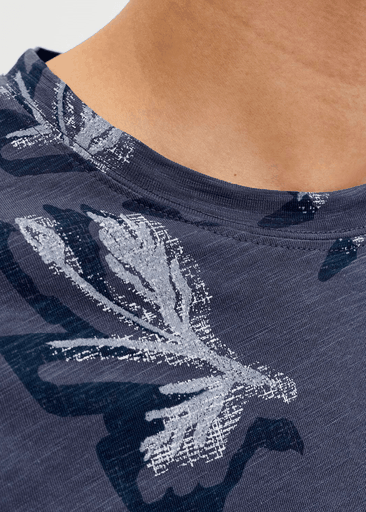 Montauk Aop Tee Crew Neck