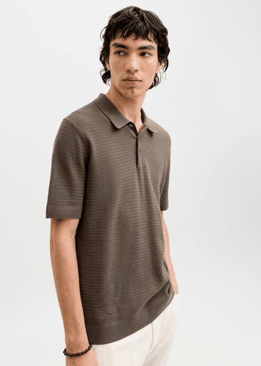 BLURILEY KNIT POLO SS